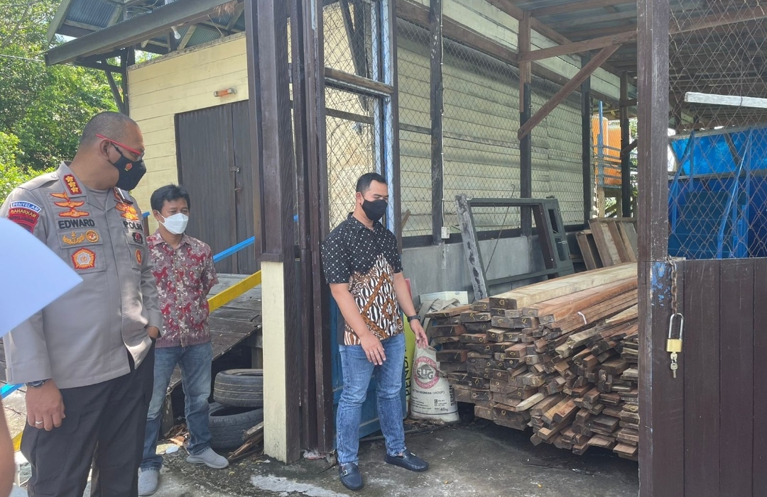 Ditpolairud Ungkap Ilegal Logging di Sungai Cempaga Kotim