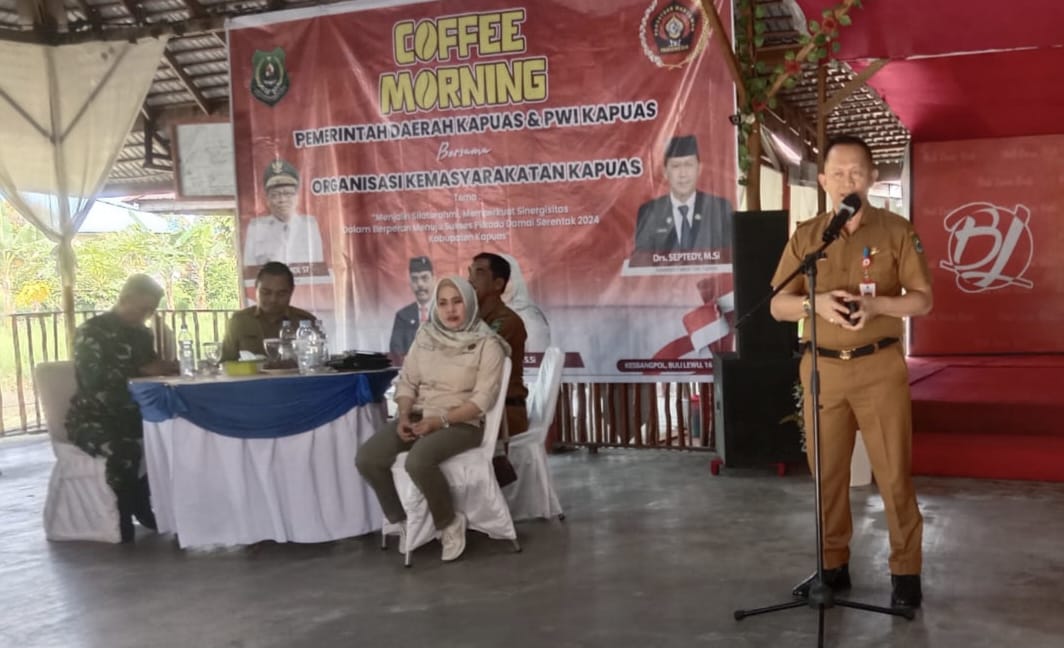 Pemkab Dan PWI Kabupaten Kapuas Gelar Coffe Morning