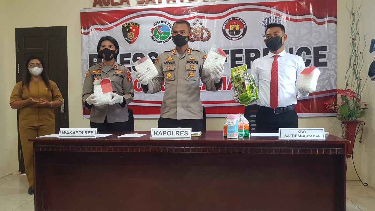 Wow! 4 Kg Sabu dari Kalbar Diamankan Polres Lamandau