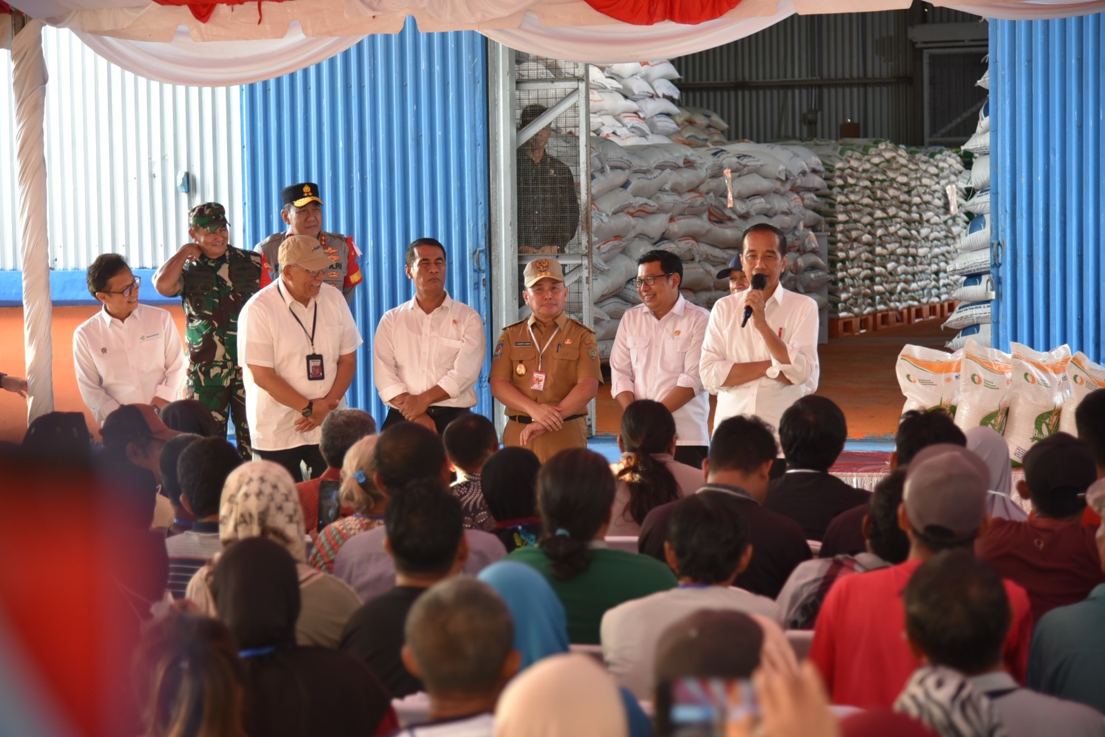 Ketersediaan Beras Jadi Salah Satu Tujuan Kunker Jokowi di Kalteng