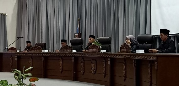 LKPJ Pemkab Barito Utara Disambut Baik Dalam Rapat Paripurna I DPRD Kabupaten Barut